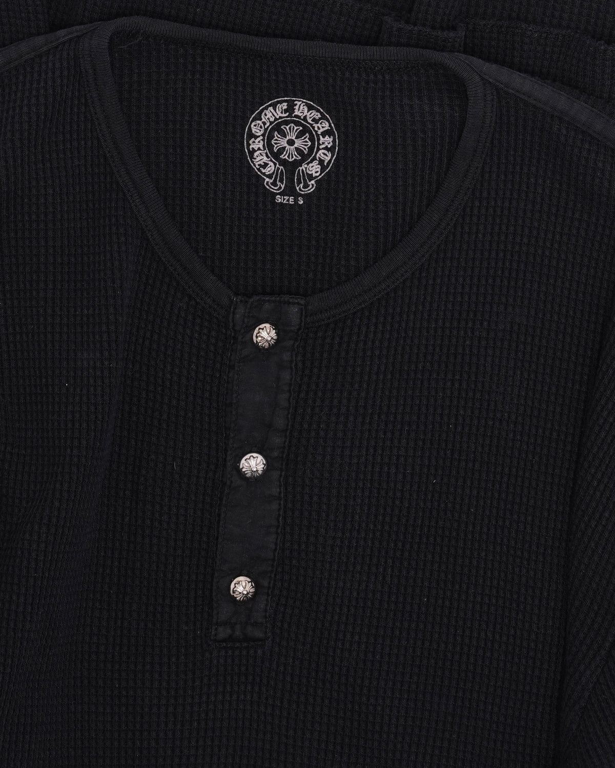 Scroll Logo Thermal Long Sleeve Henley