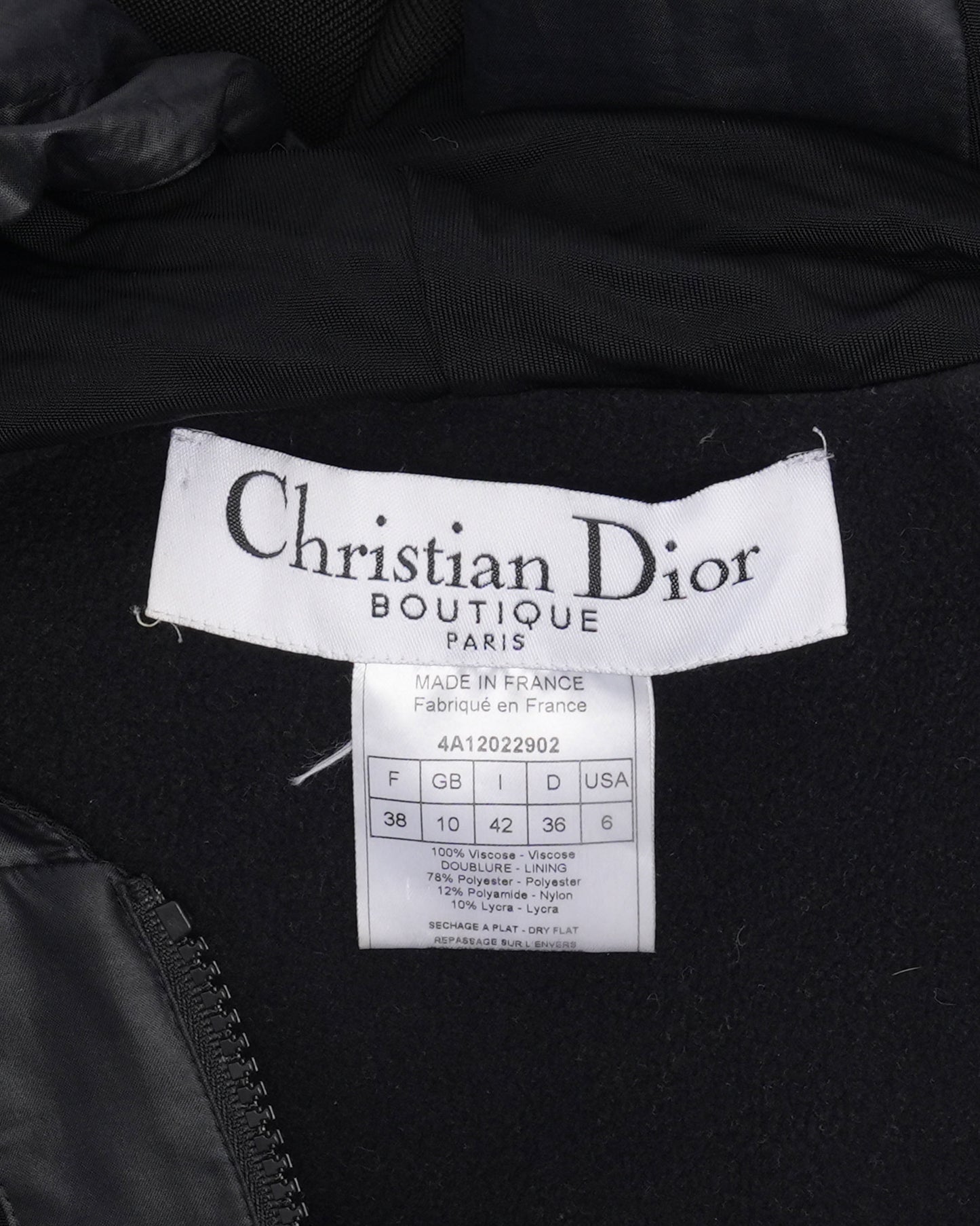 FW 2004 Hooded Bomber Jacket