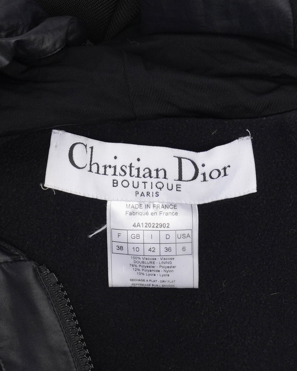 FW 2004 Hooded Bomber Jacket