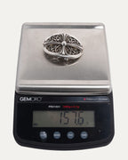 Oval Cross Belt Buckle