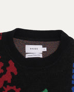 Cashmere-Wool Blend Bandana Sweater