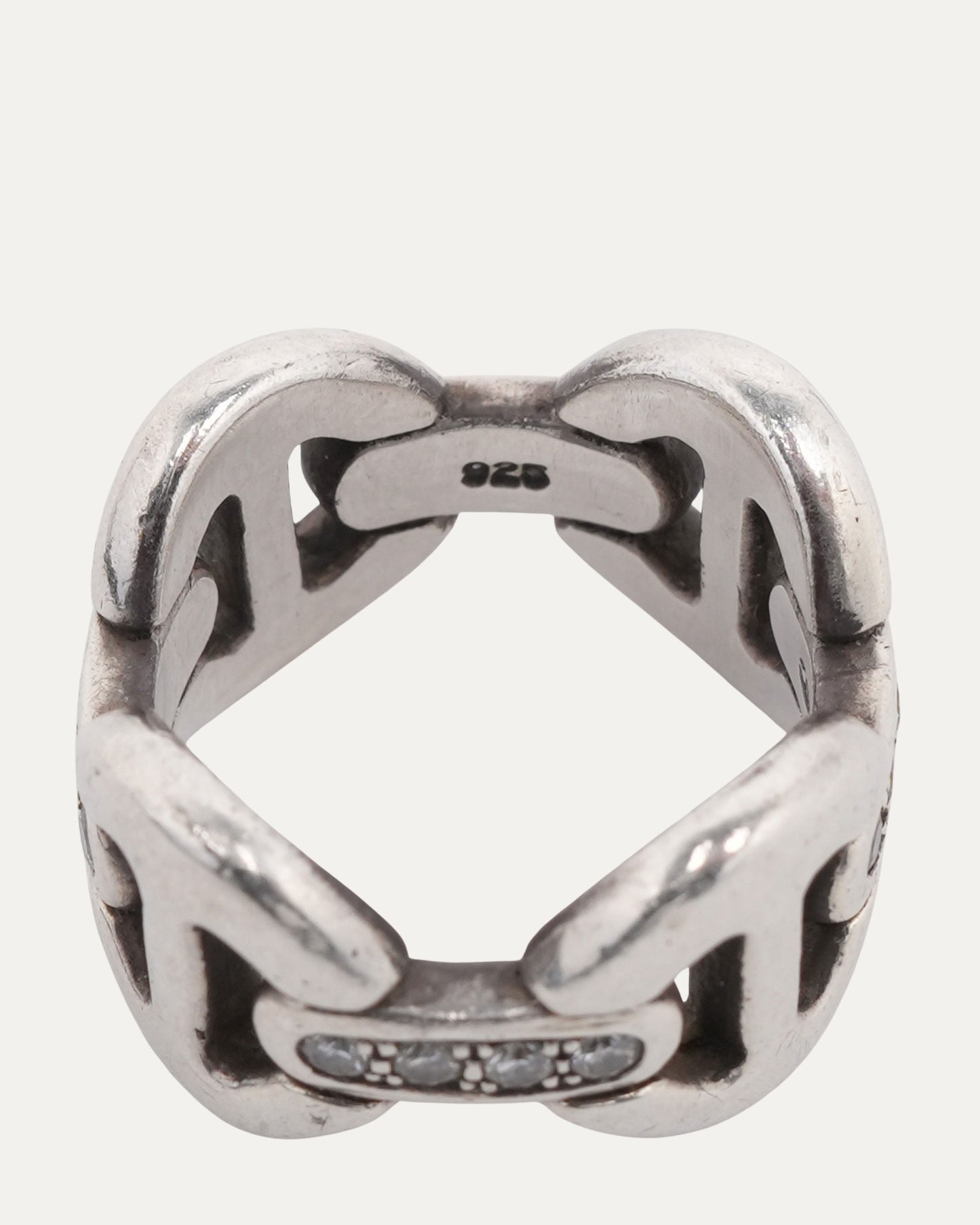 Diamond Quad Link Ring
