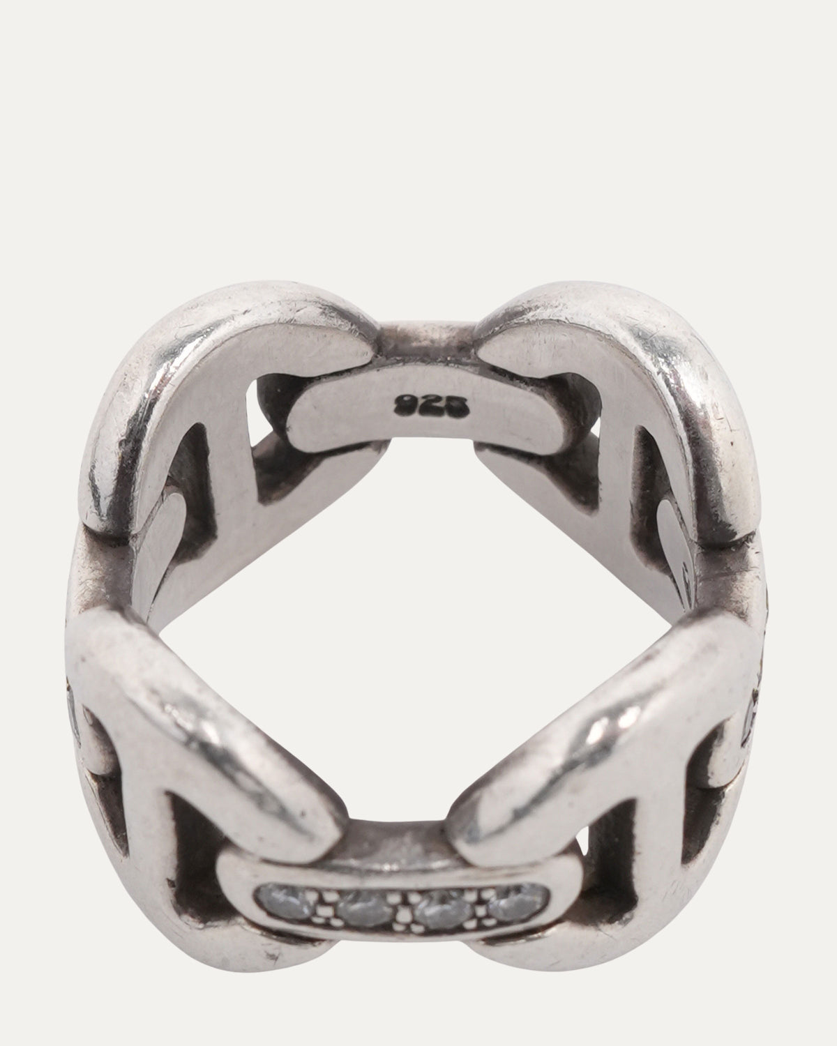 Diamond Quad Link Ring
