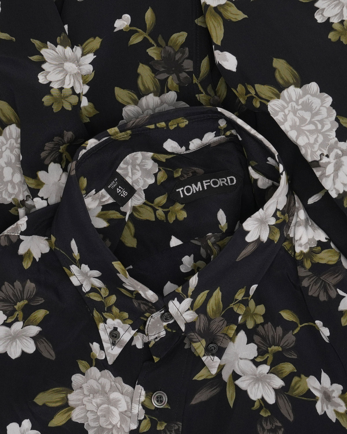 Floral Print Silk Shirt