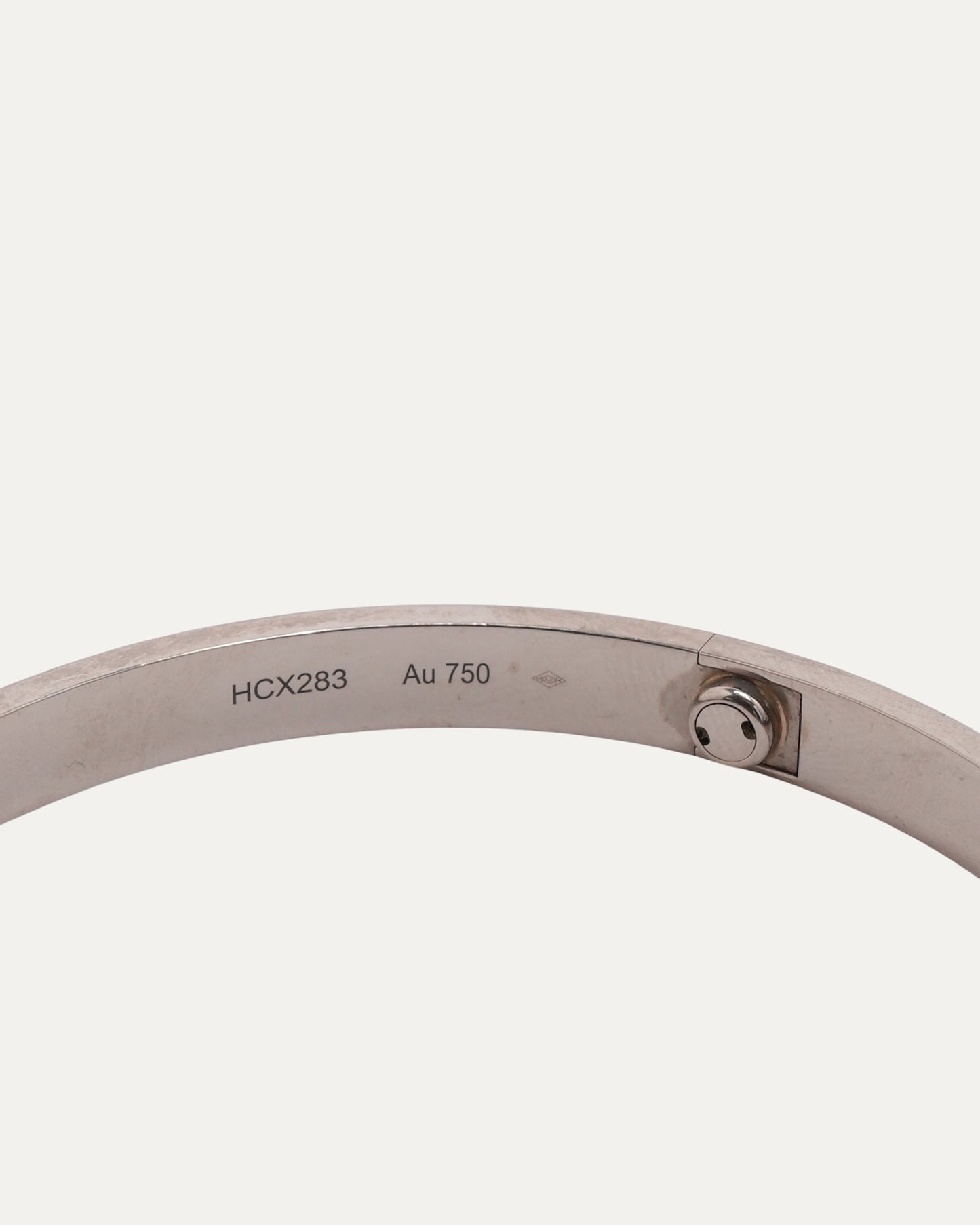 White Gold Love Bracelet