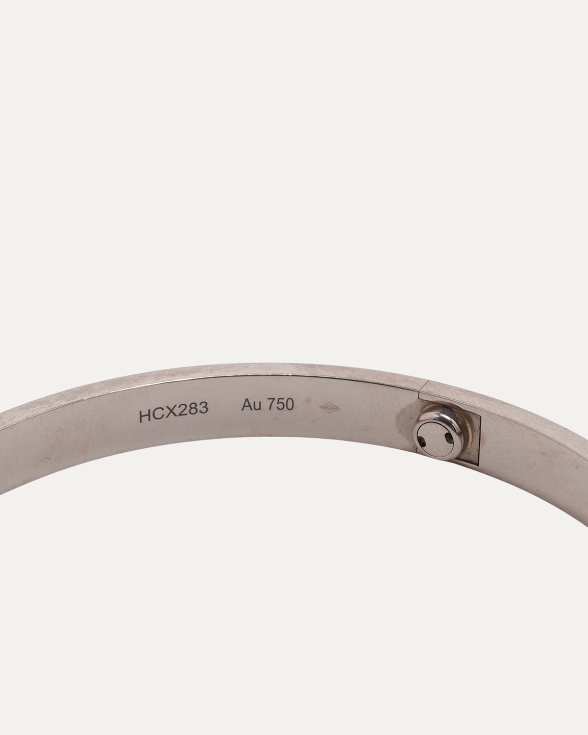 White Gold Love Bracelet