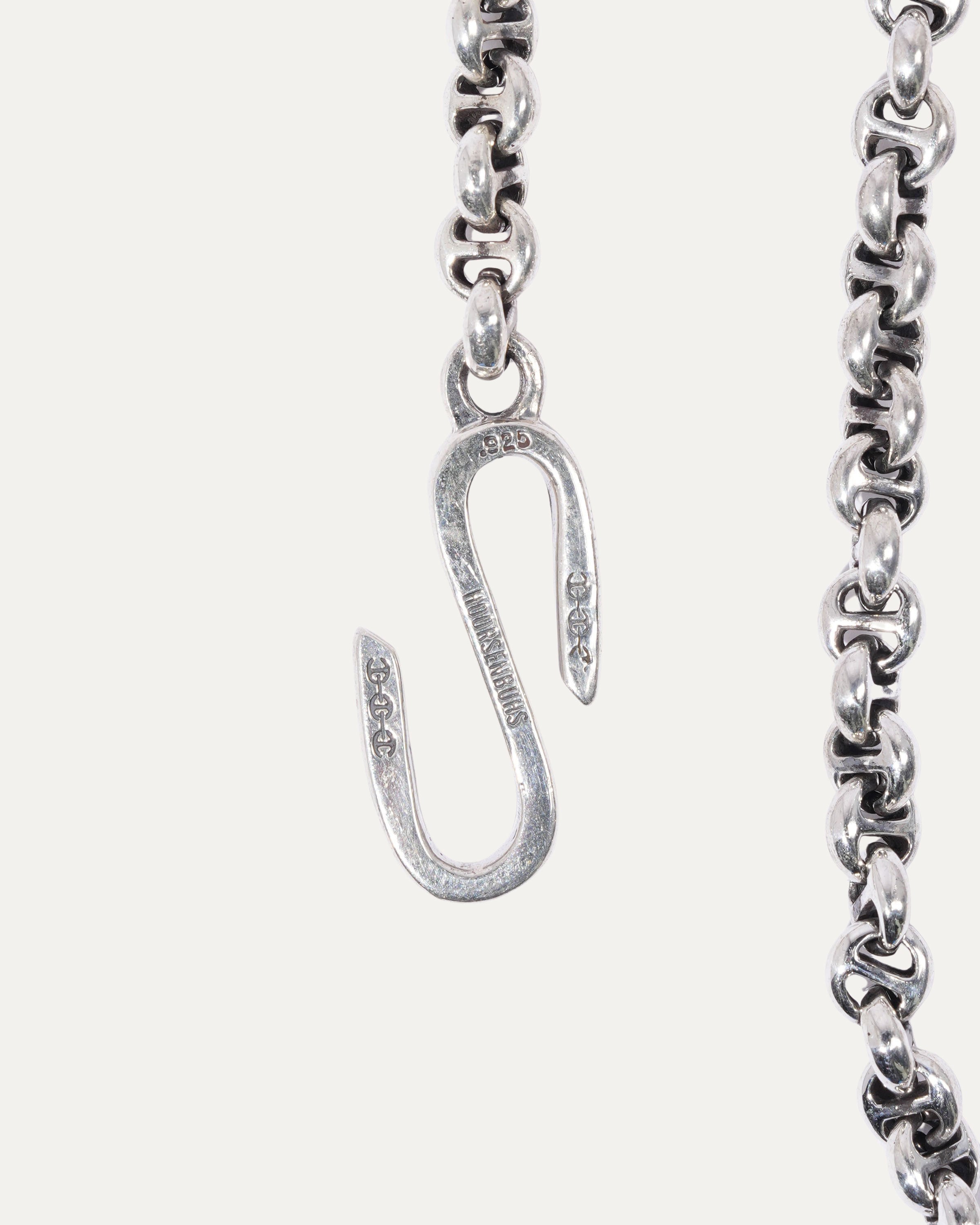 5MM Open-Link Wallet Chain w/ Diamond Toggle