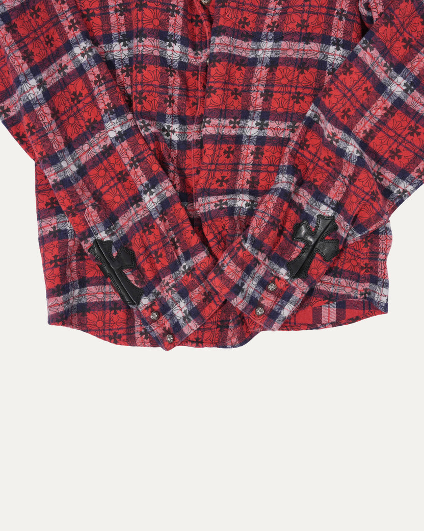 Cross Patch Flannel Shirt