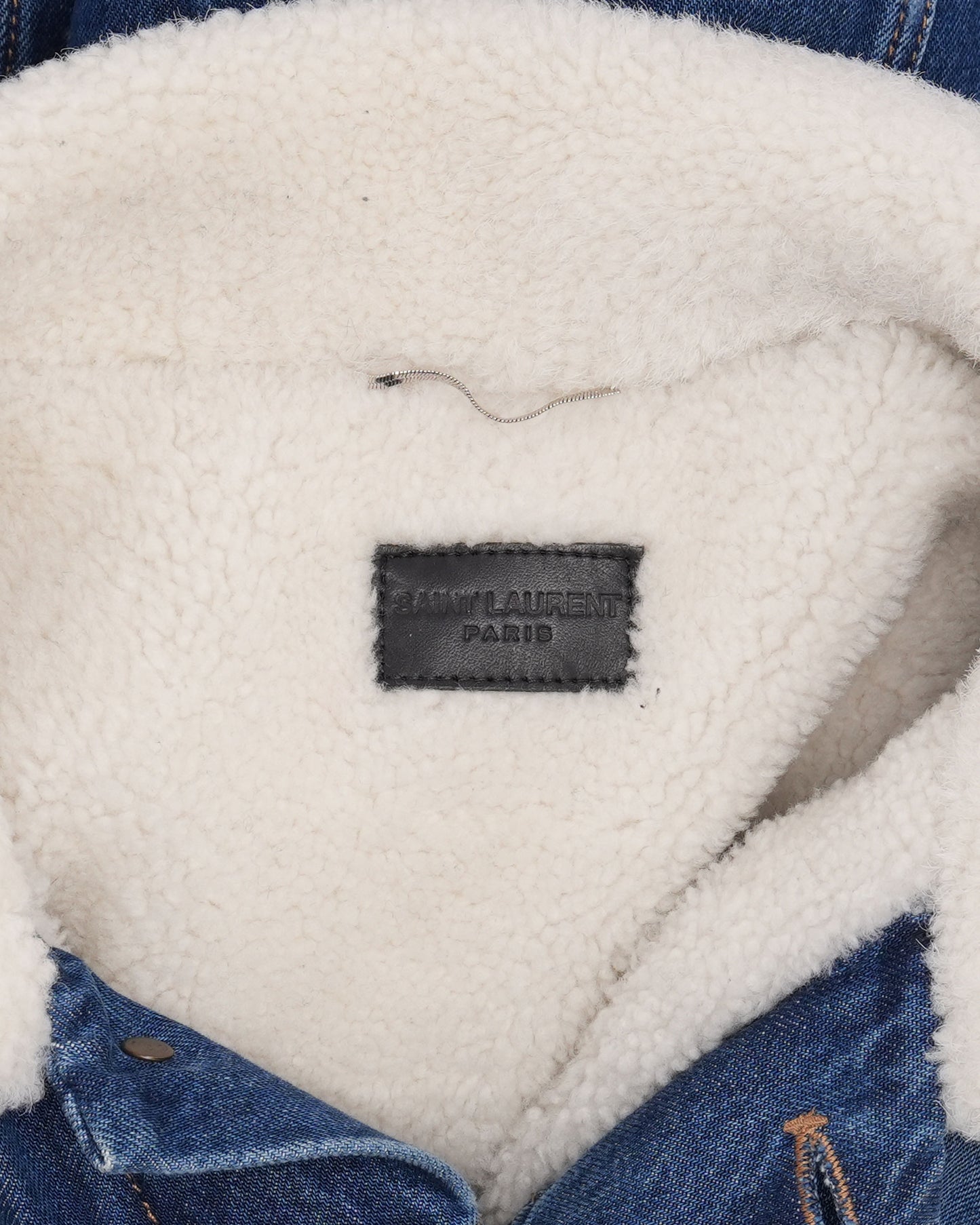 Shearling Lined Denim Trucker Jacket