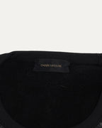 Mixed Material Crewneck Sweatshirt