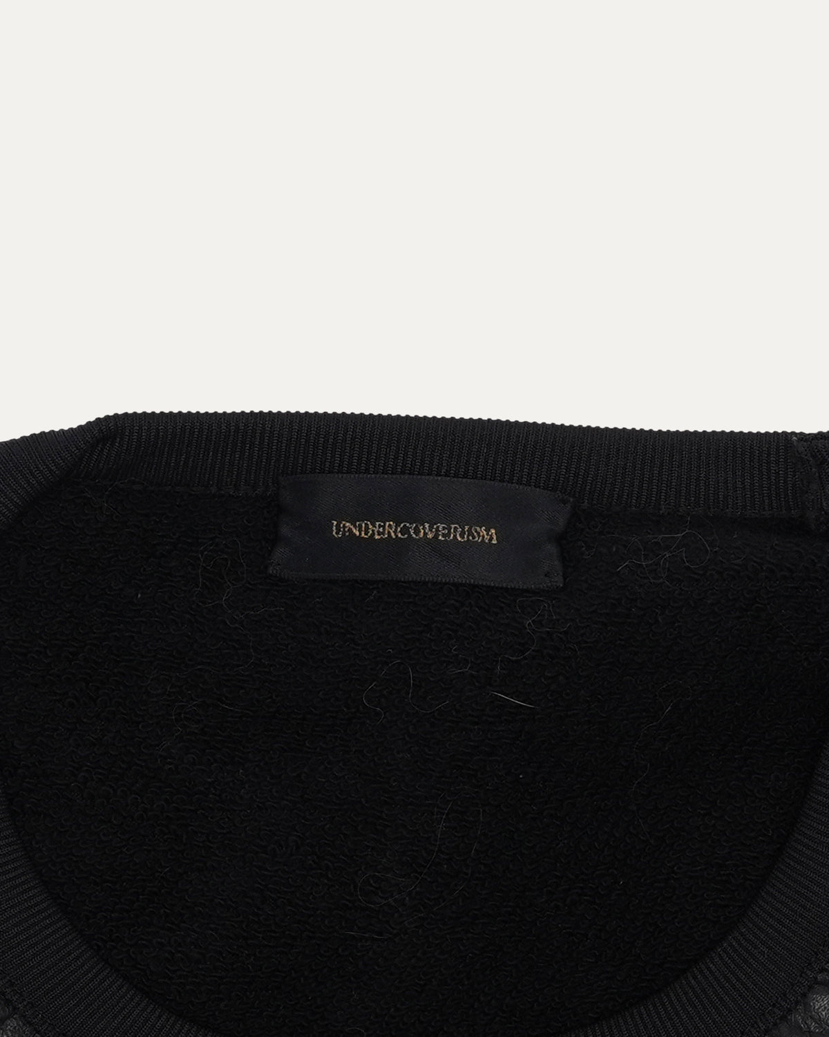 Mixed Material Crewneck Sweatshirt