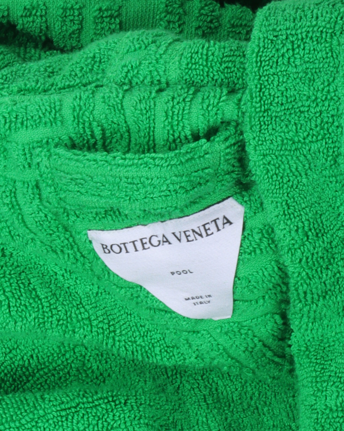 Intreccio Pattern Cotton Bathrobe