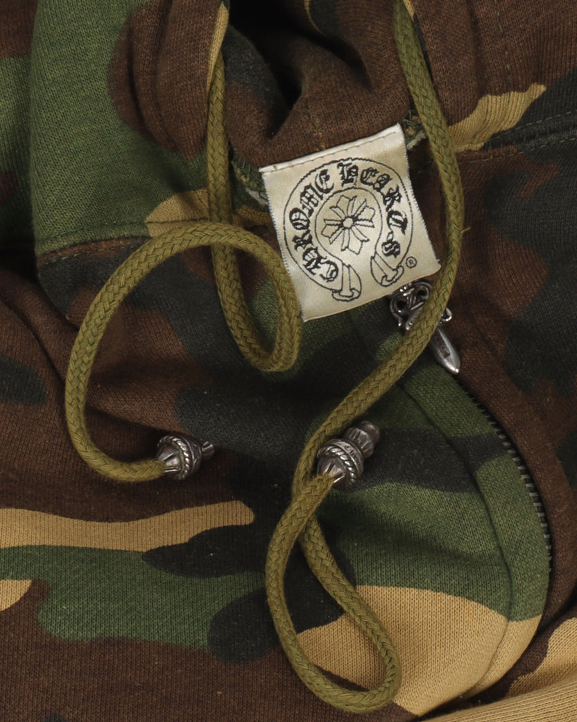 Chrome Hearts Camouflage Cross Patch Thermal Hoodie