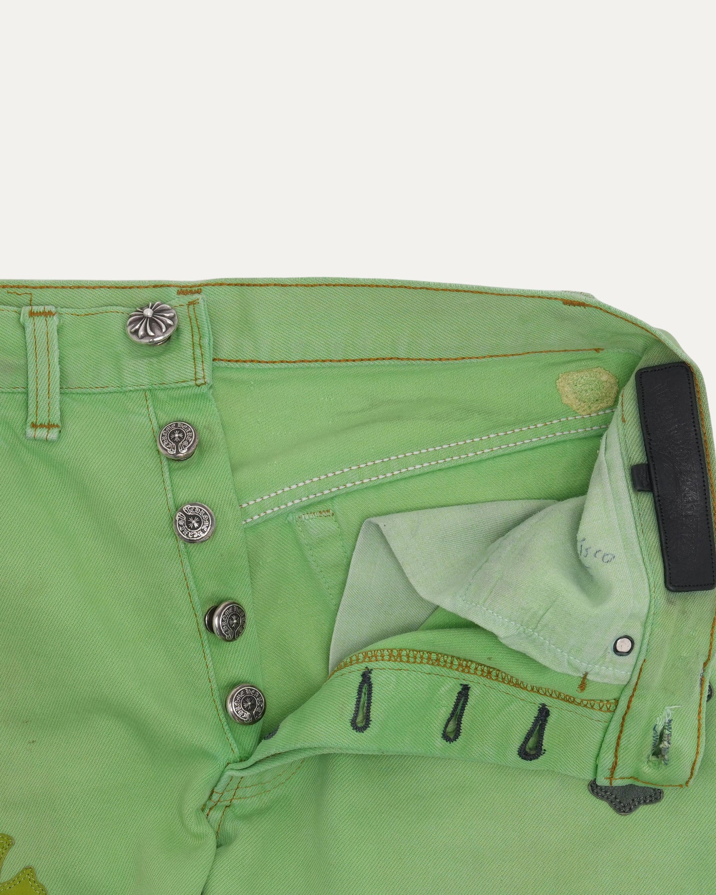 Matty Boy Sex Records Levis 501 Cross Patch Jeans