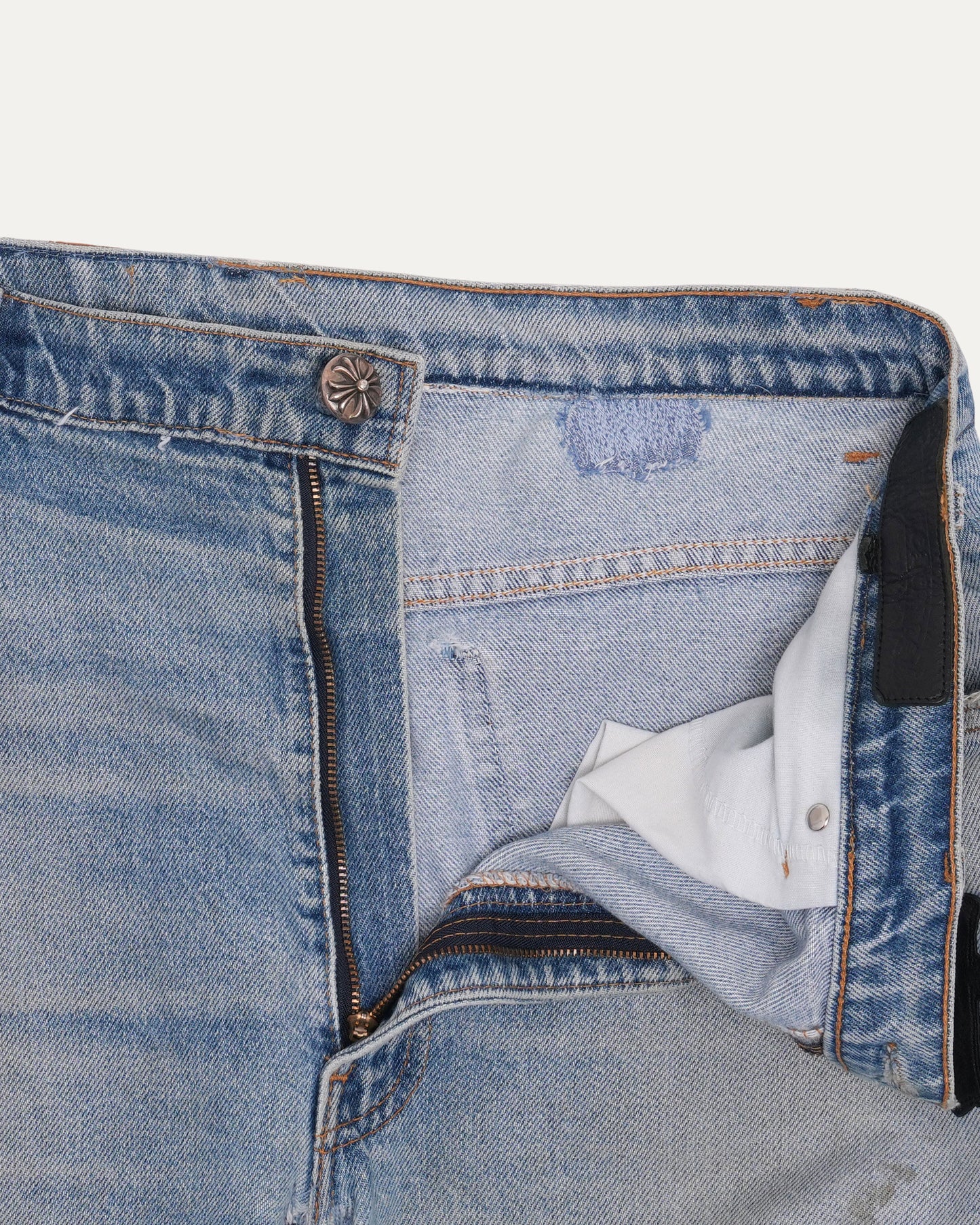 Levi's 517 Orange Tab Cross Patch Jeans