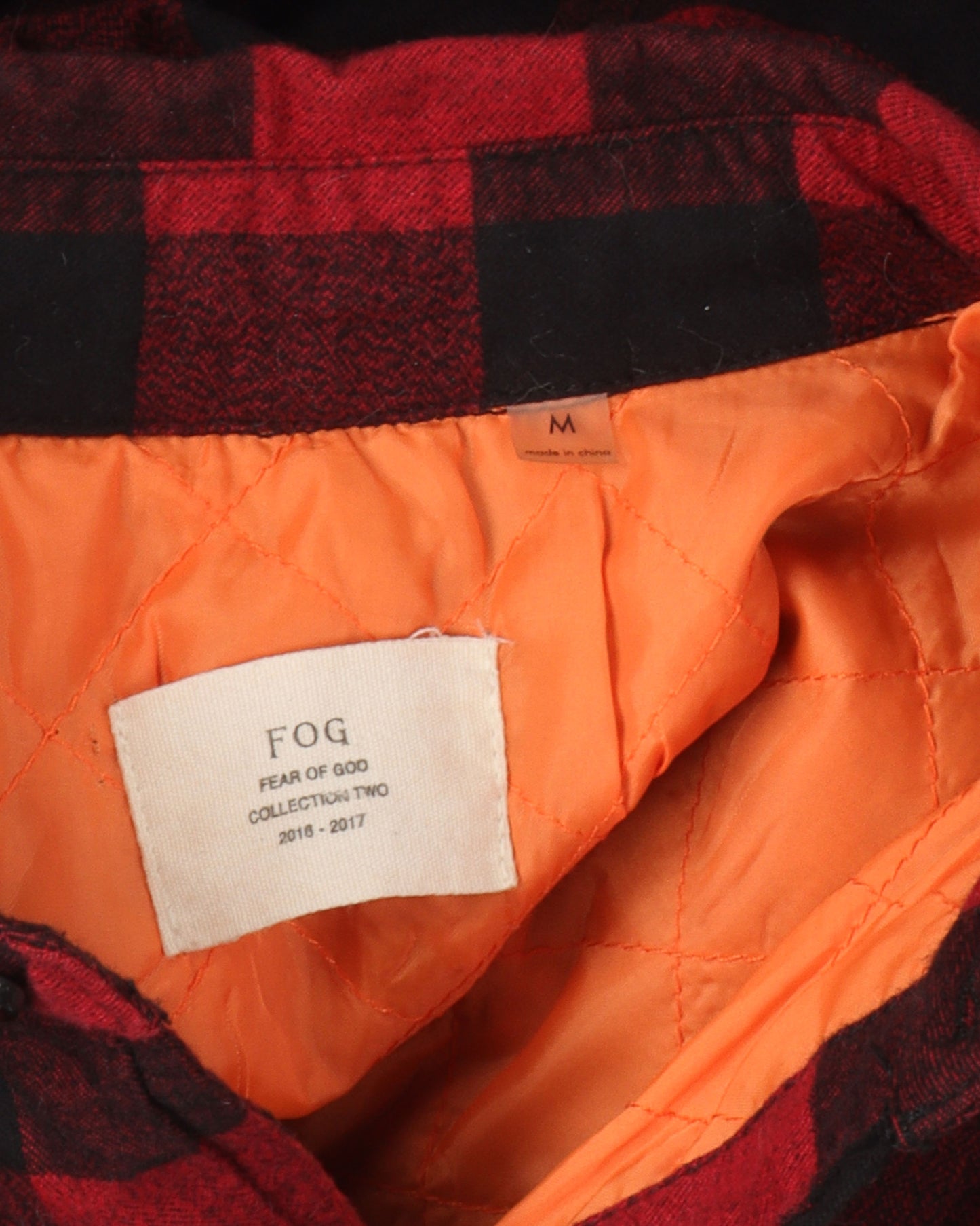 Collection Two Quilted Zipper Flannel Shirt