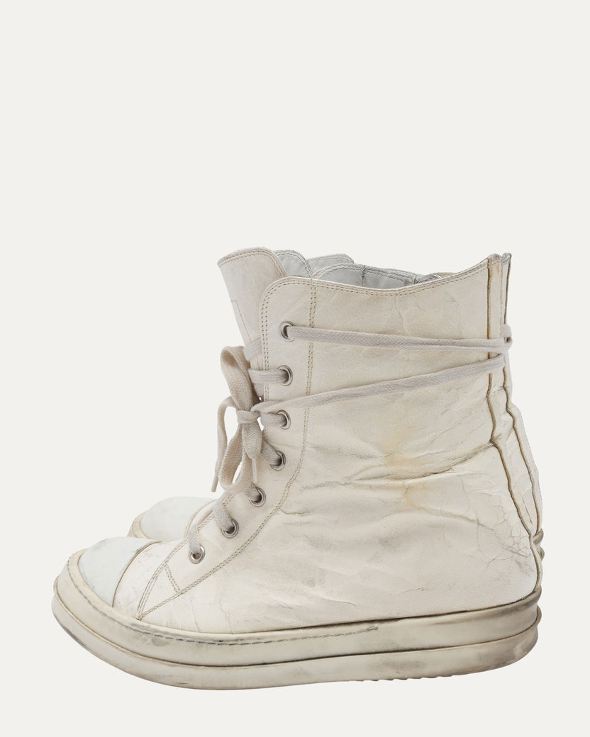 High Top Deerskin Ramones Sneakers