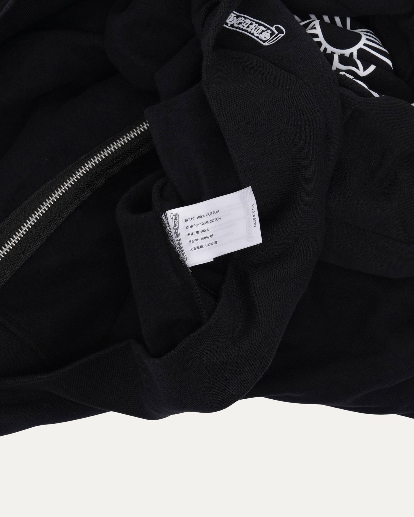 Miami Horseshoe Logo Zip Up Hoodie