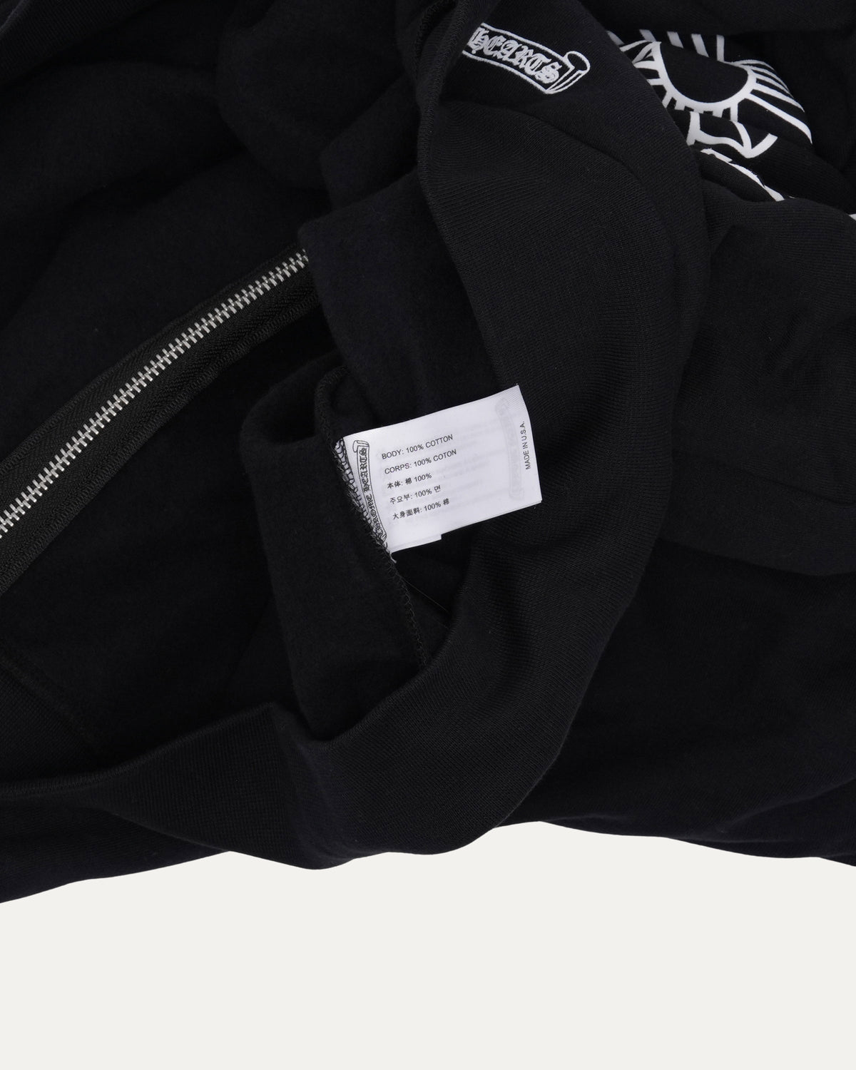 Miami Horseshoe Logo Zip Up Hoodie