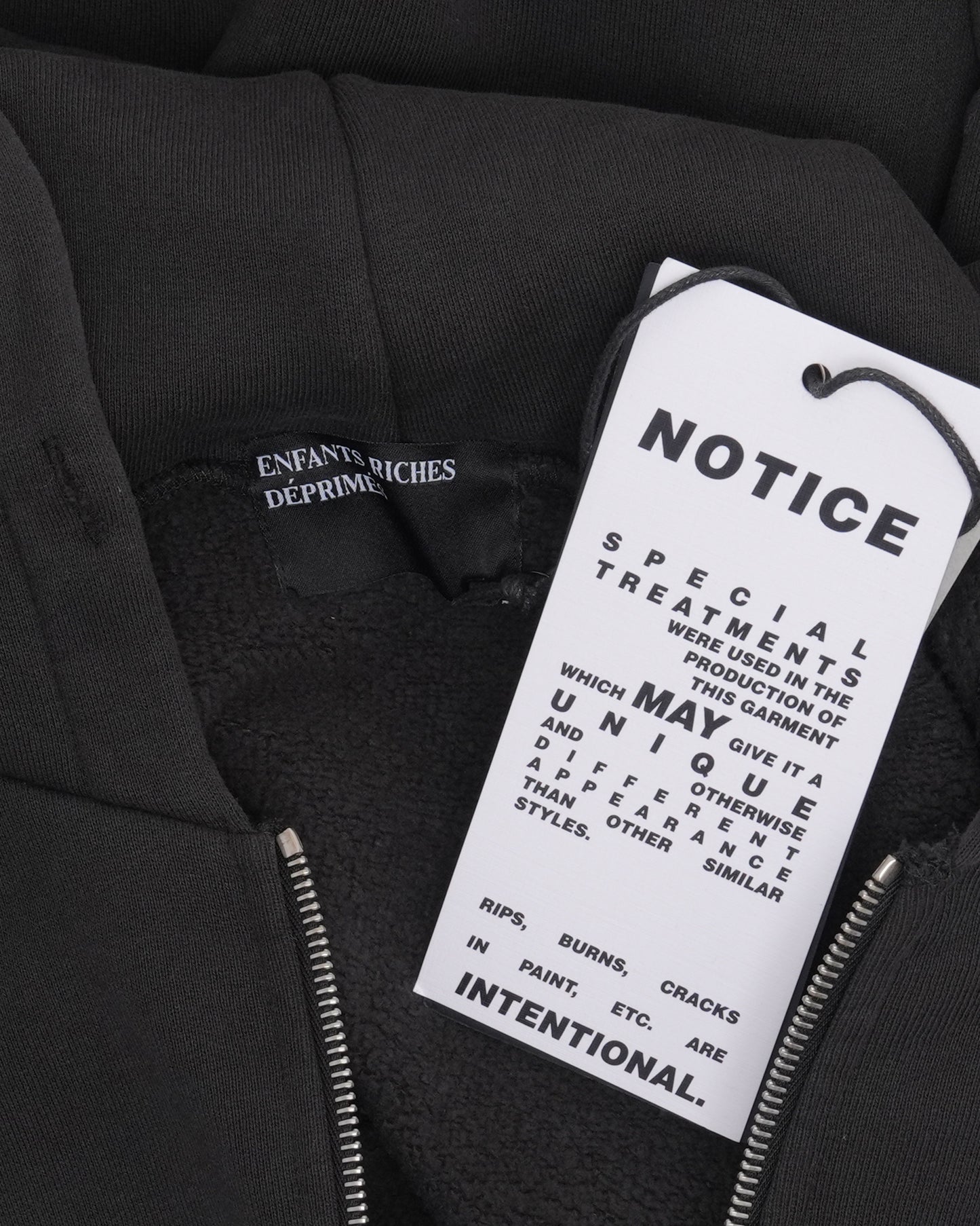 Seoul Exclusive Heaven Will Burn Your Eyes Assemblage Zip Hoodie