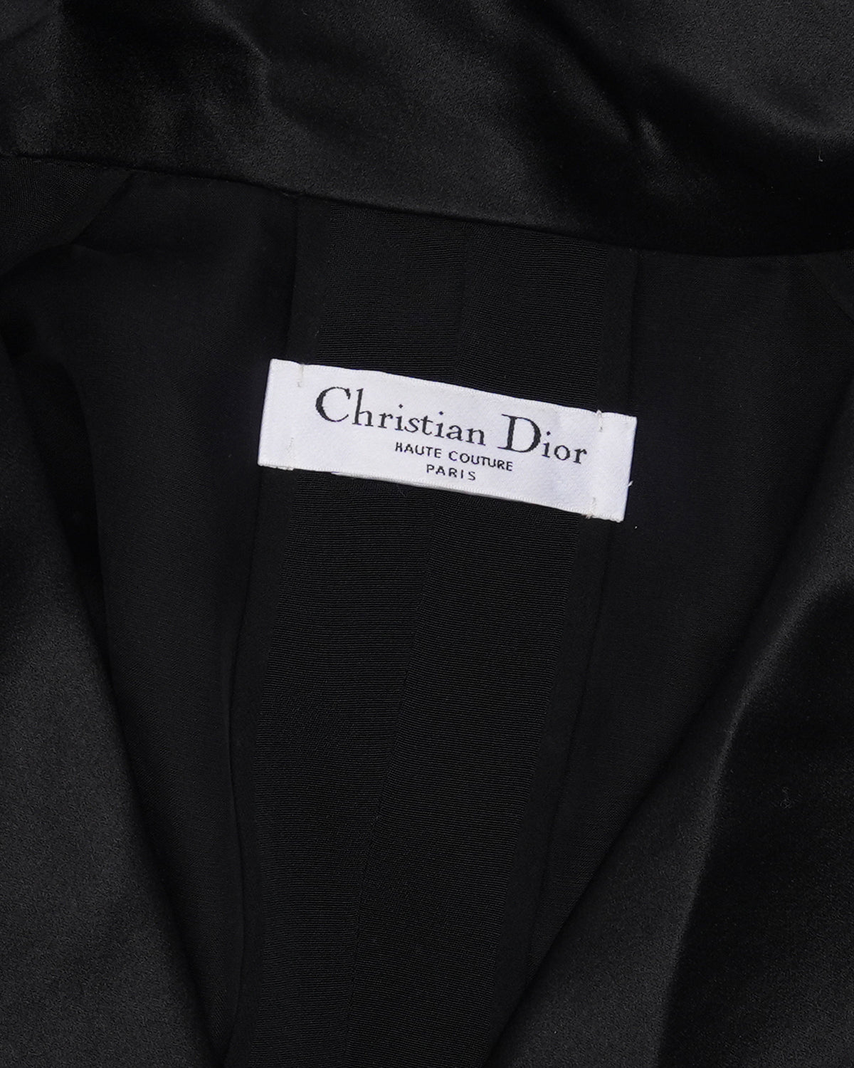 Fall 2013 Haute Couture Custom Silk Jacket with Draped Satin Collar