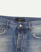 Patchwork Straight Leg Jeans