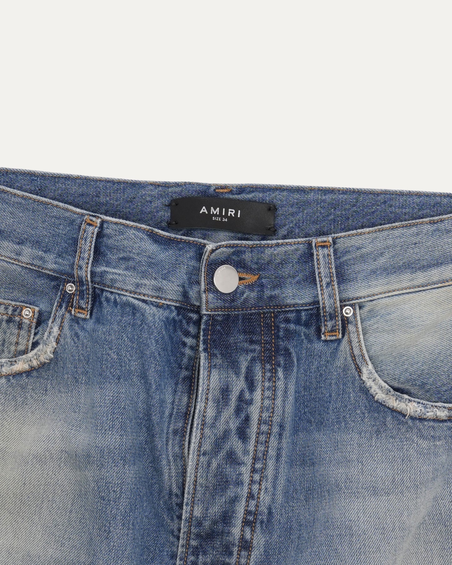 Patchwork Straight Leg Jeans