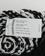Houndstooth Star Patch Beanie