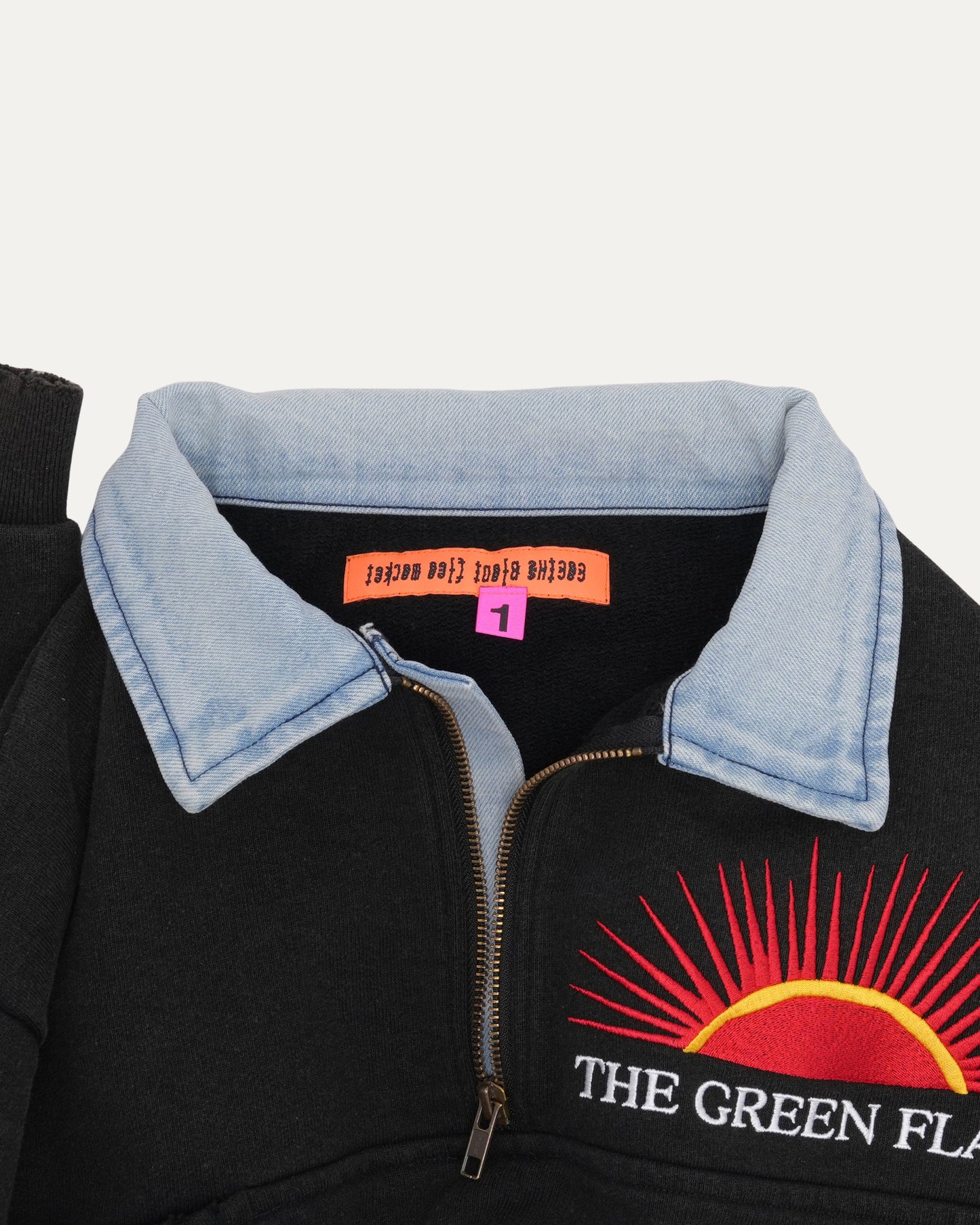 The Green Flash Quarter Zip Sweatshirt