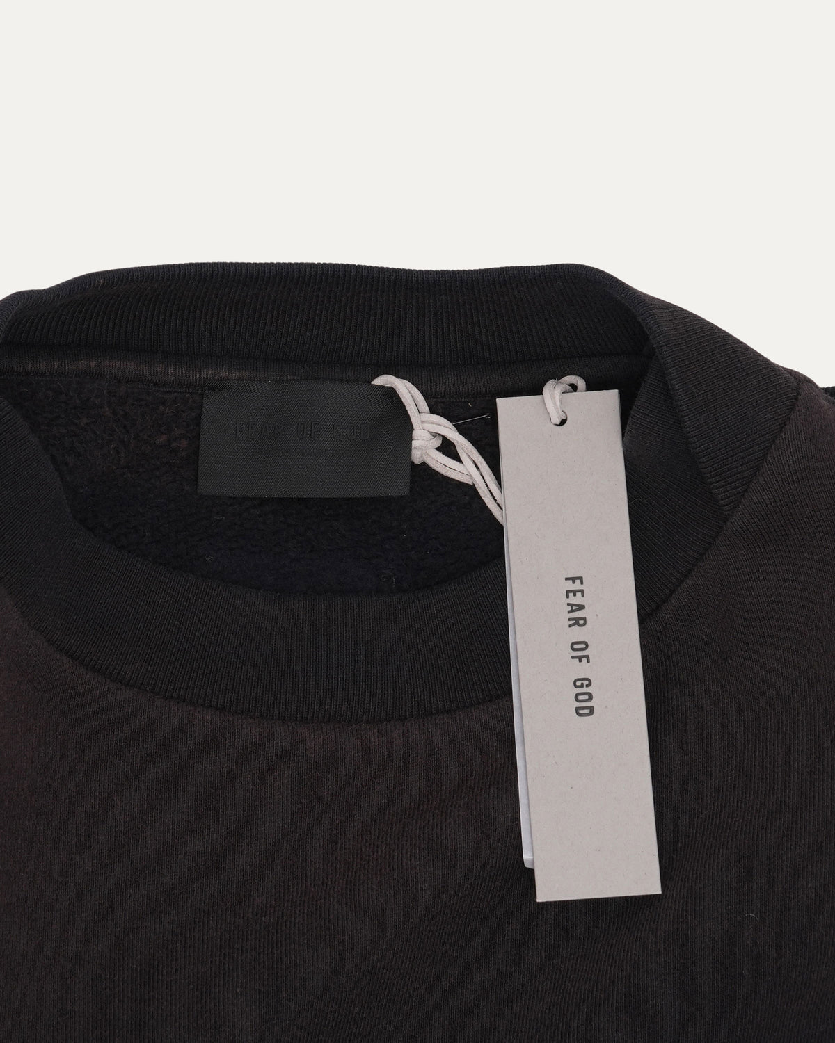 Cut Off Crewneck Sweatshirt