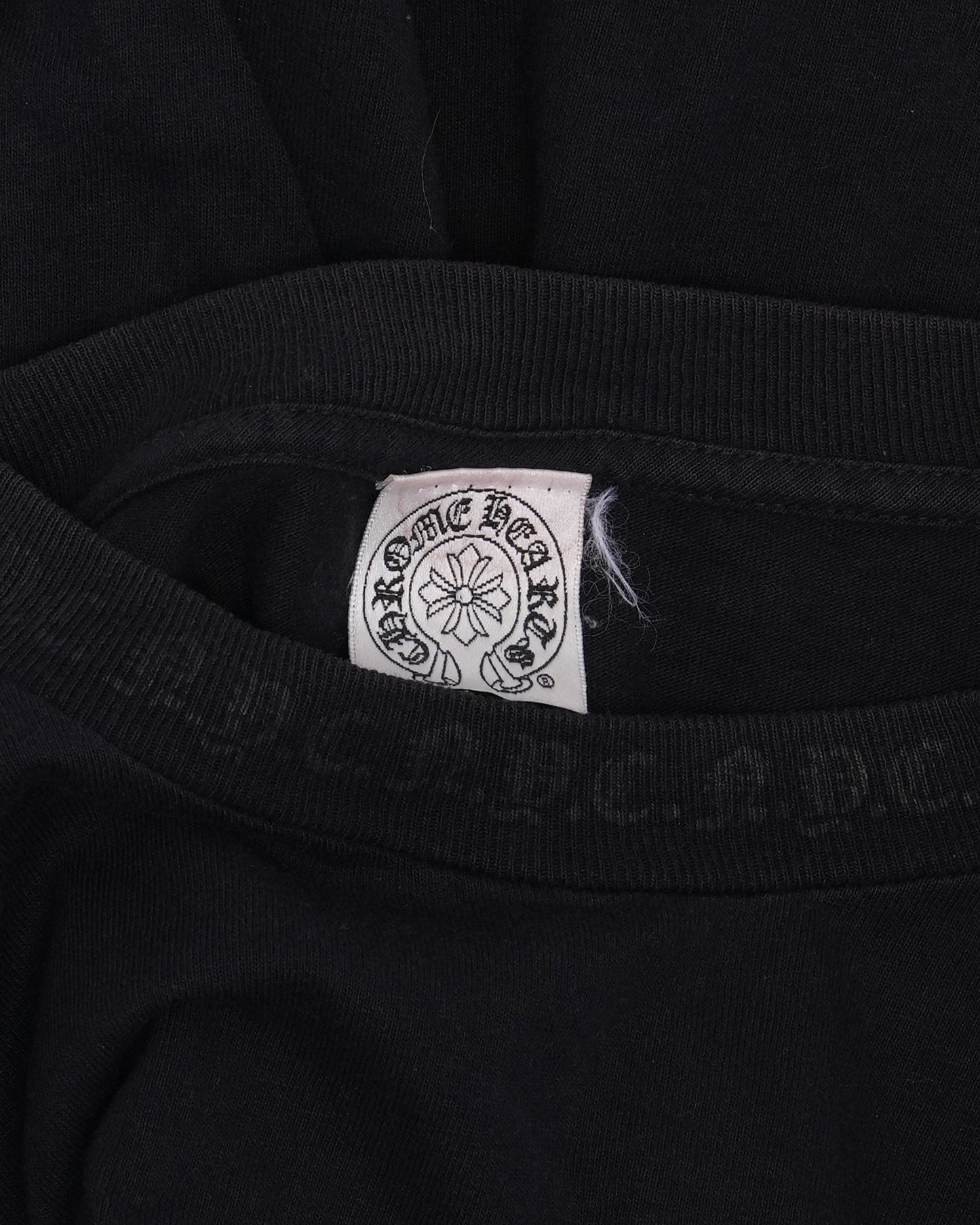Vintage Tonal Neck Logo Long Sleeve Pocket T-Shirt