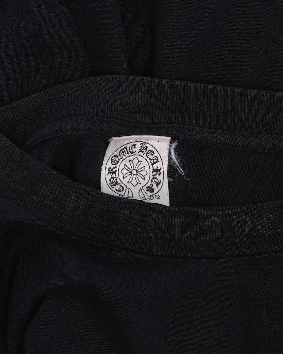 Vintage Tonal Neck Logo Long Sleeve Pocket T-Shirt