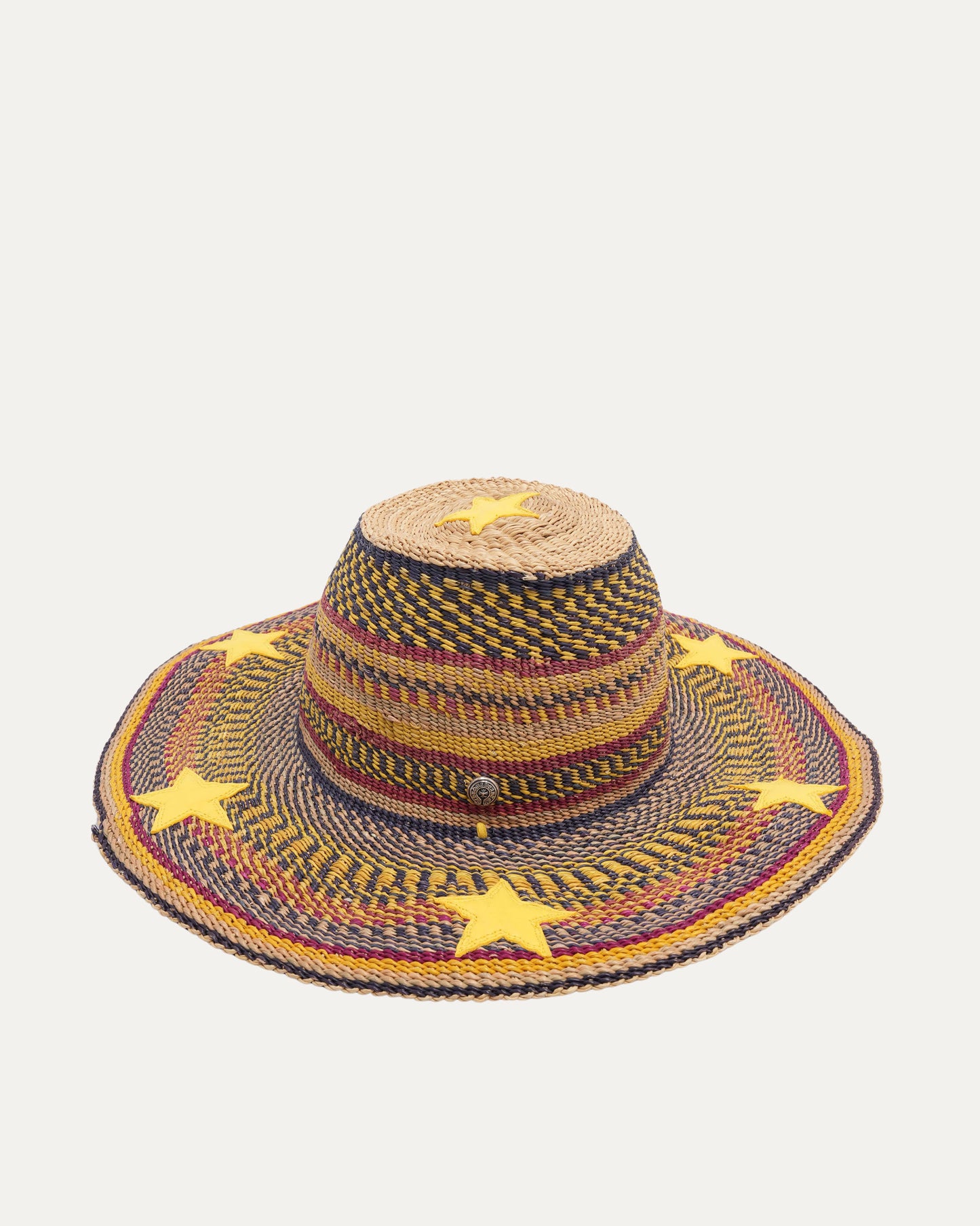 Star Patch Straw Hat