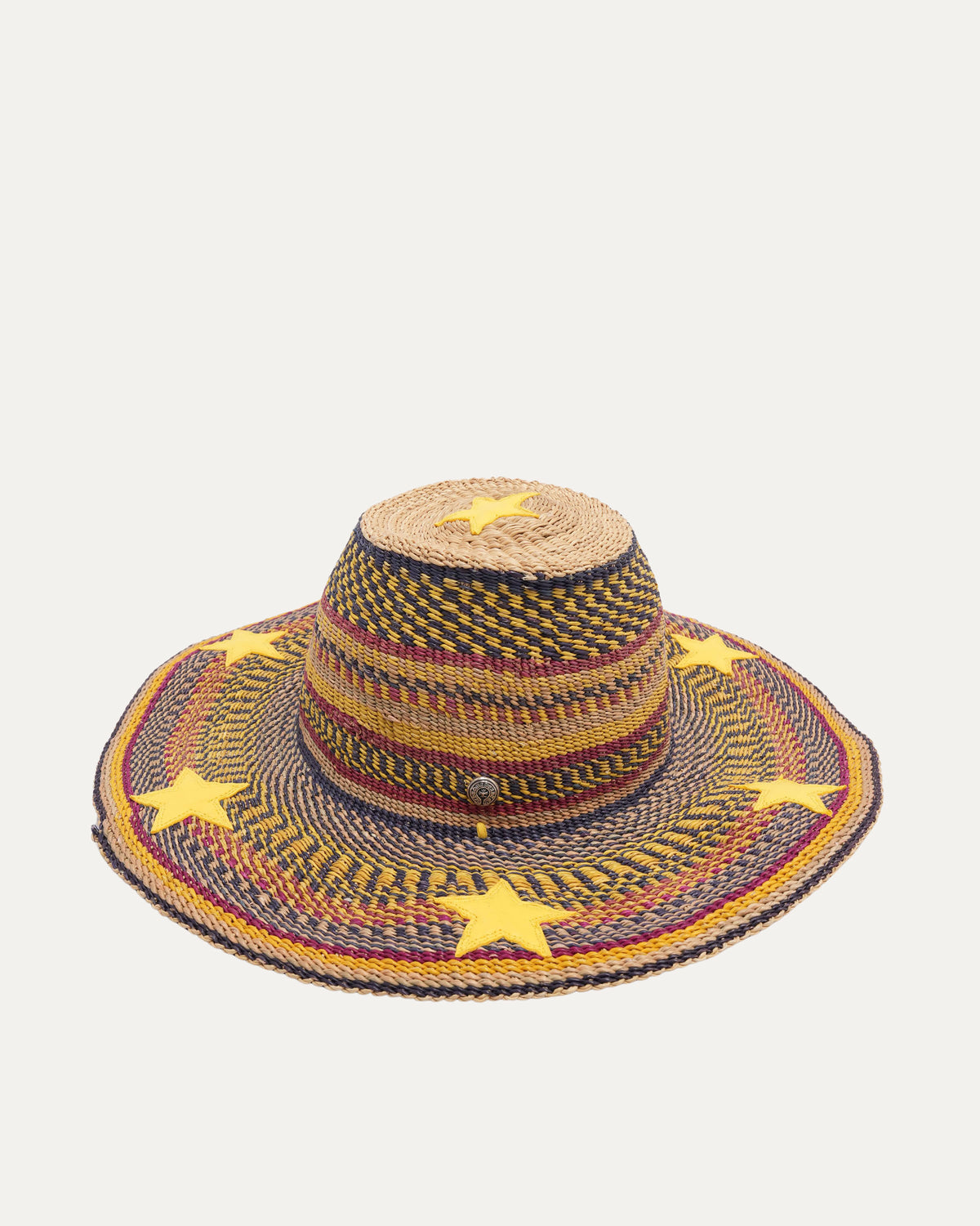 Star Patch Straw Hat