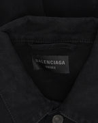 Outline Logo Denim Trucker Jacket