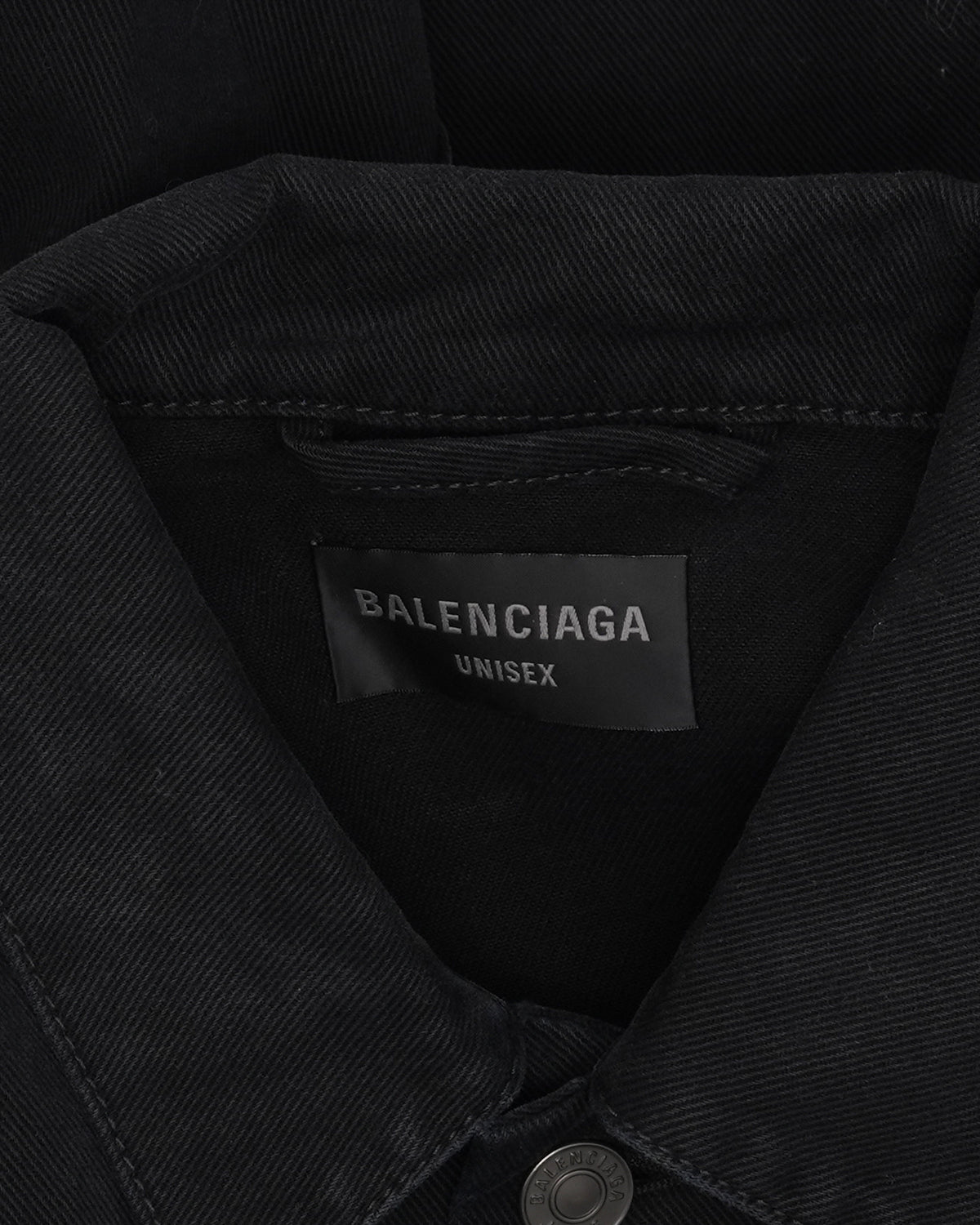 Outline Logo Denim Trucker Jacket