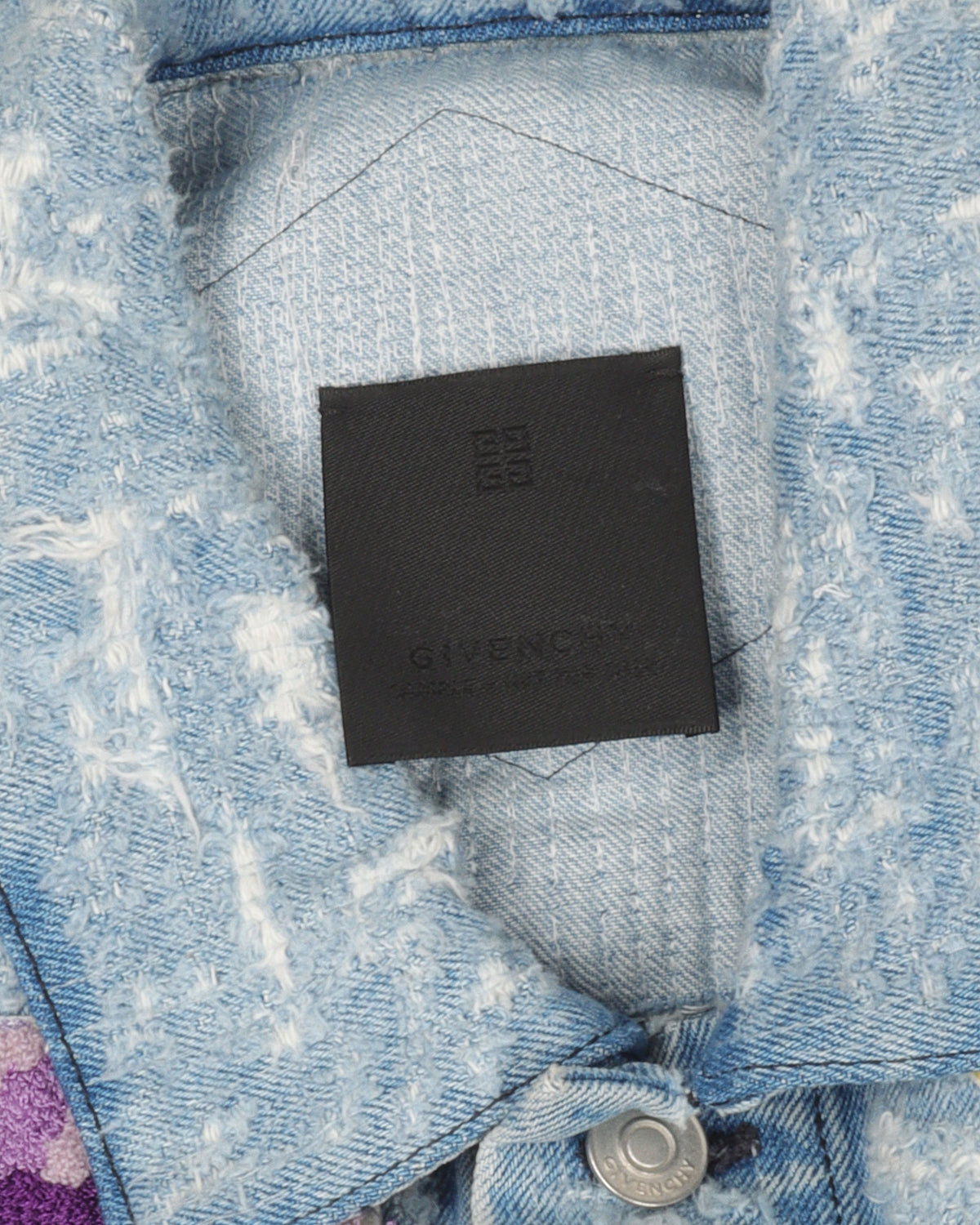 Bstroy Destroyed Patch Denim Jacket