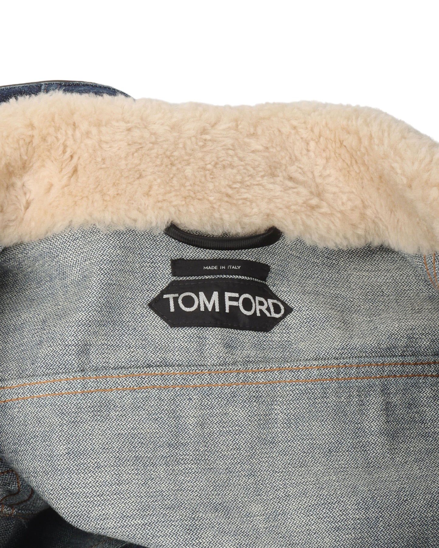 Shearling Denim Jacket