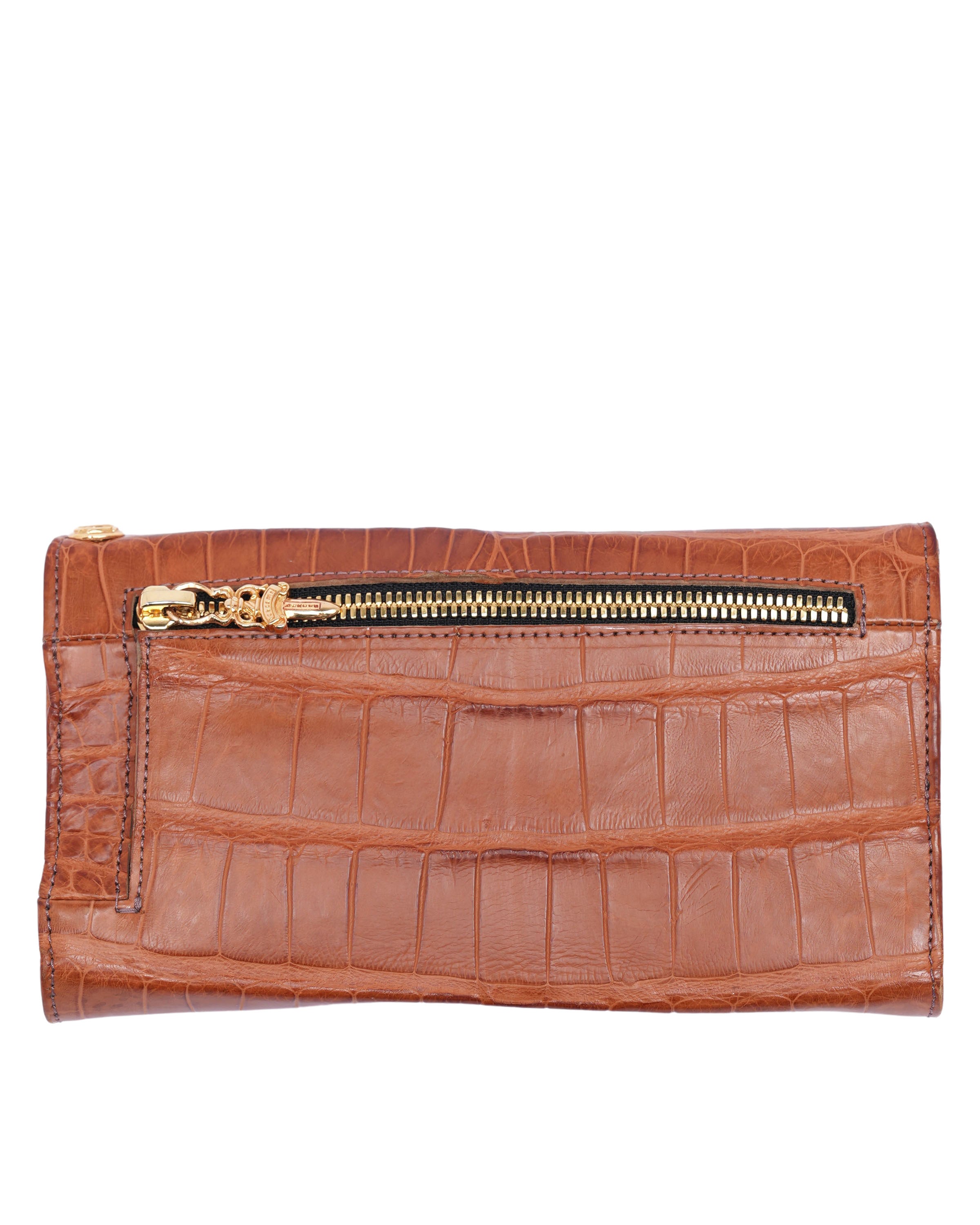 Alligator Leather Wallet w/ 22k Gold Hardware