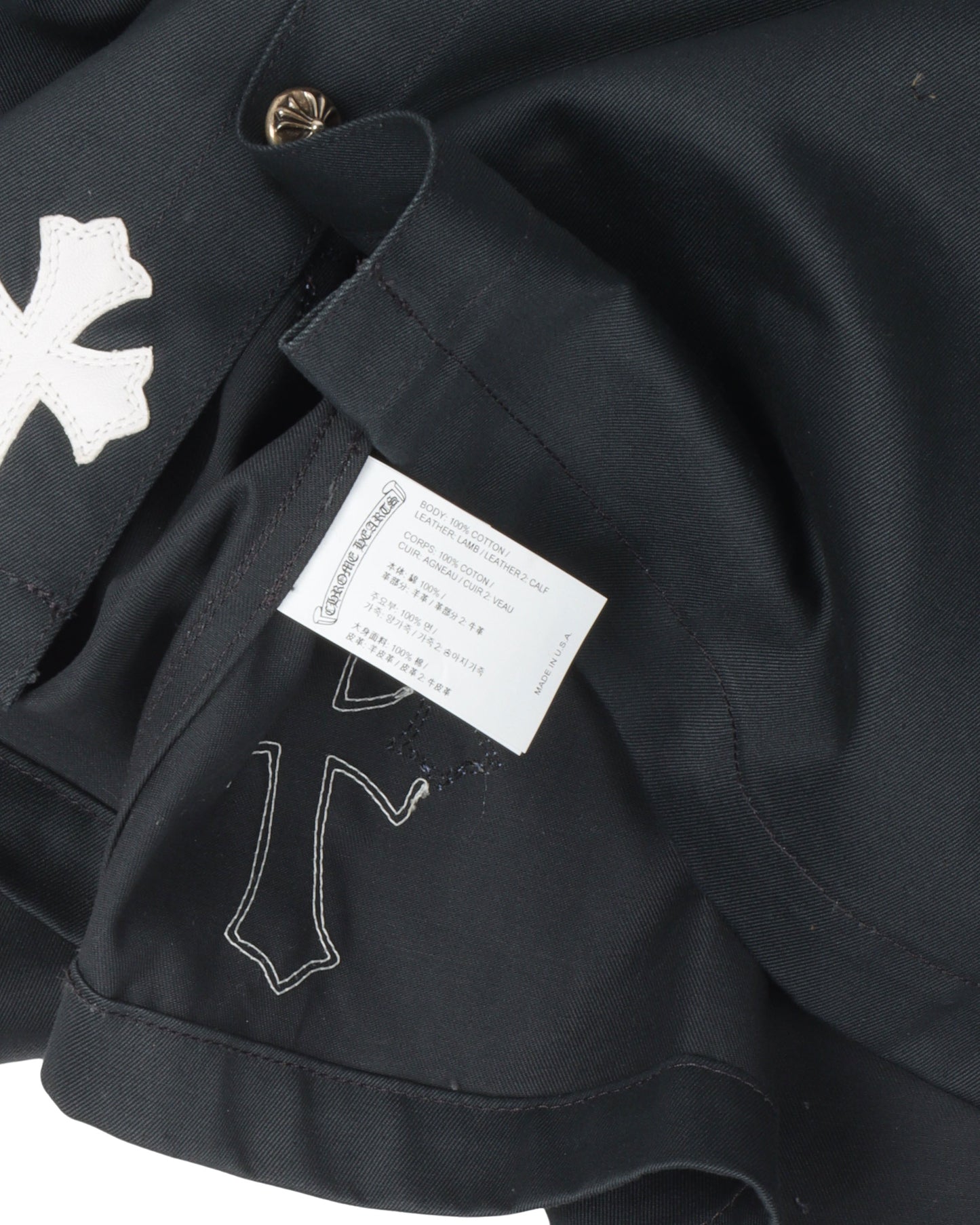 Cross Patch Work Dog Shirt