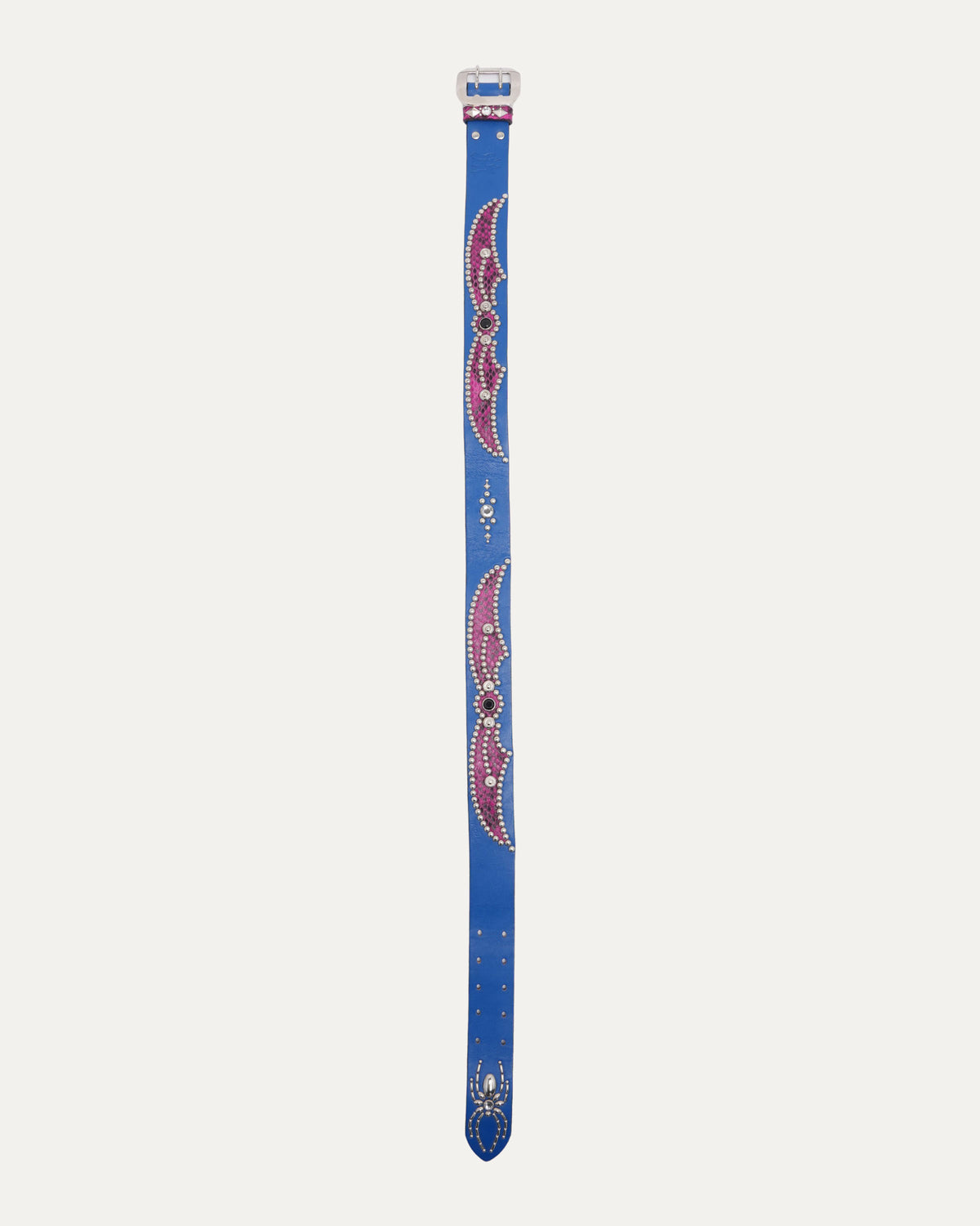 Studded Snake Inlay Belt