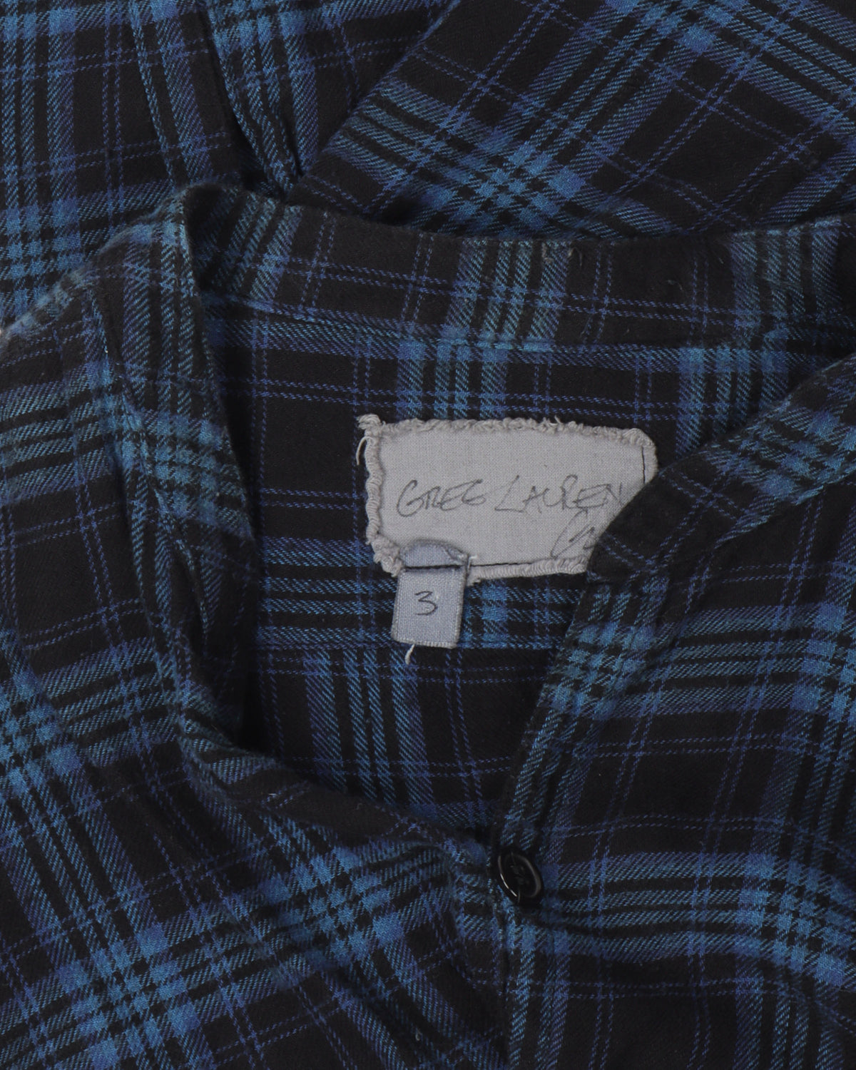 Plaid Flannel Studio Shirt