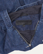 Ruckus Hooded Denim Cross Patch Jacket