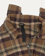Underdog Quarter Zip Flannel Shirt