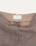 Wool Plaid Trousers
