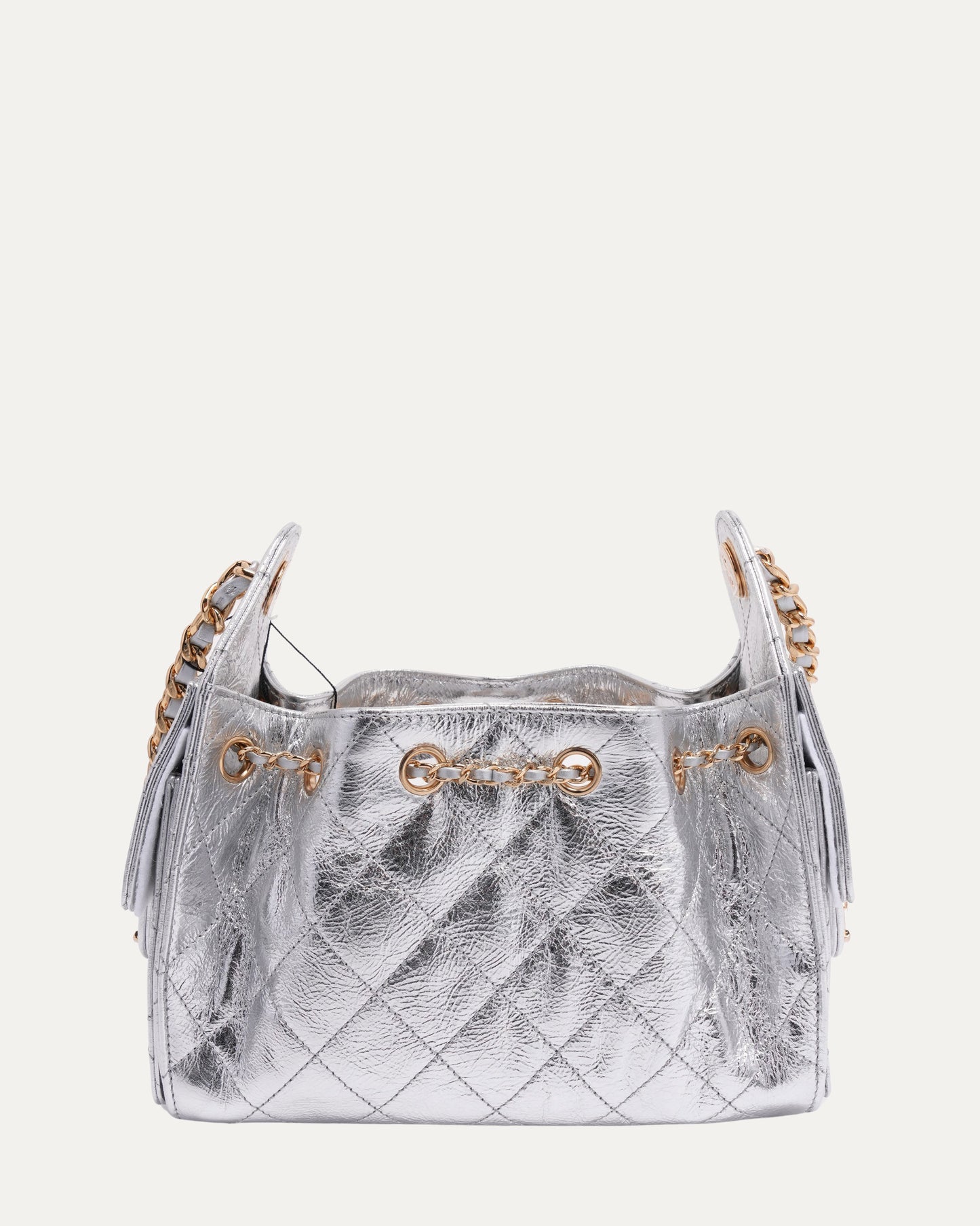 Metallic Quilted Mini 25 Hobo Bag