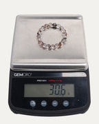 8mm Rutilated Quartz Bead Bracelet