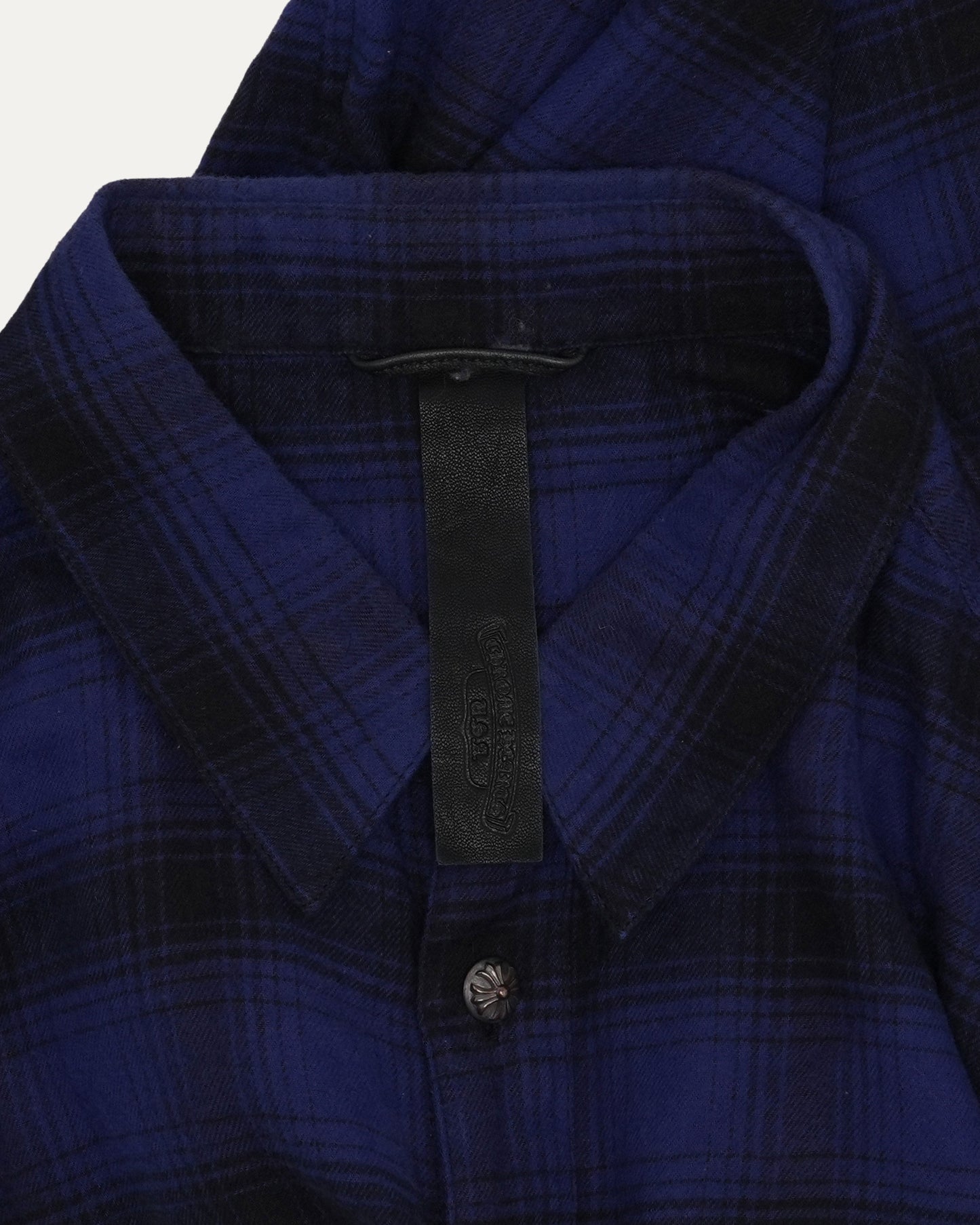 Plus Cross Patch Loose Ends Flannel Shirt