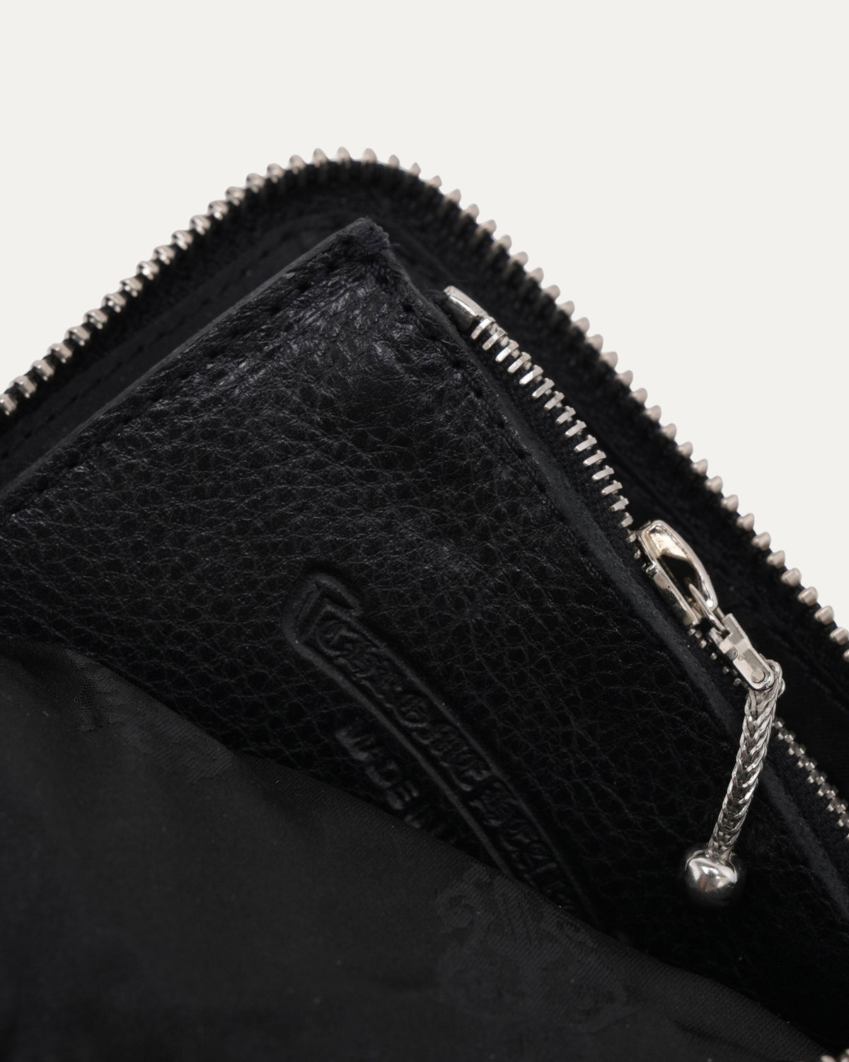 Cross Patch Zip Wallet