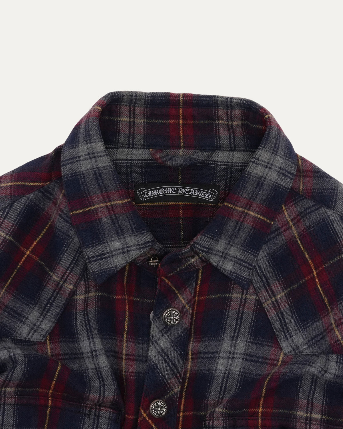 Cross Patch Vine Button Flannel Shirt